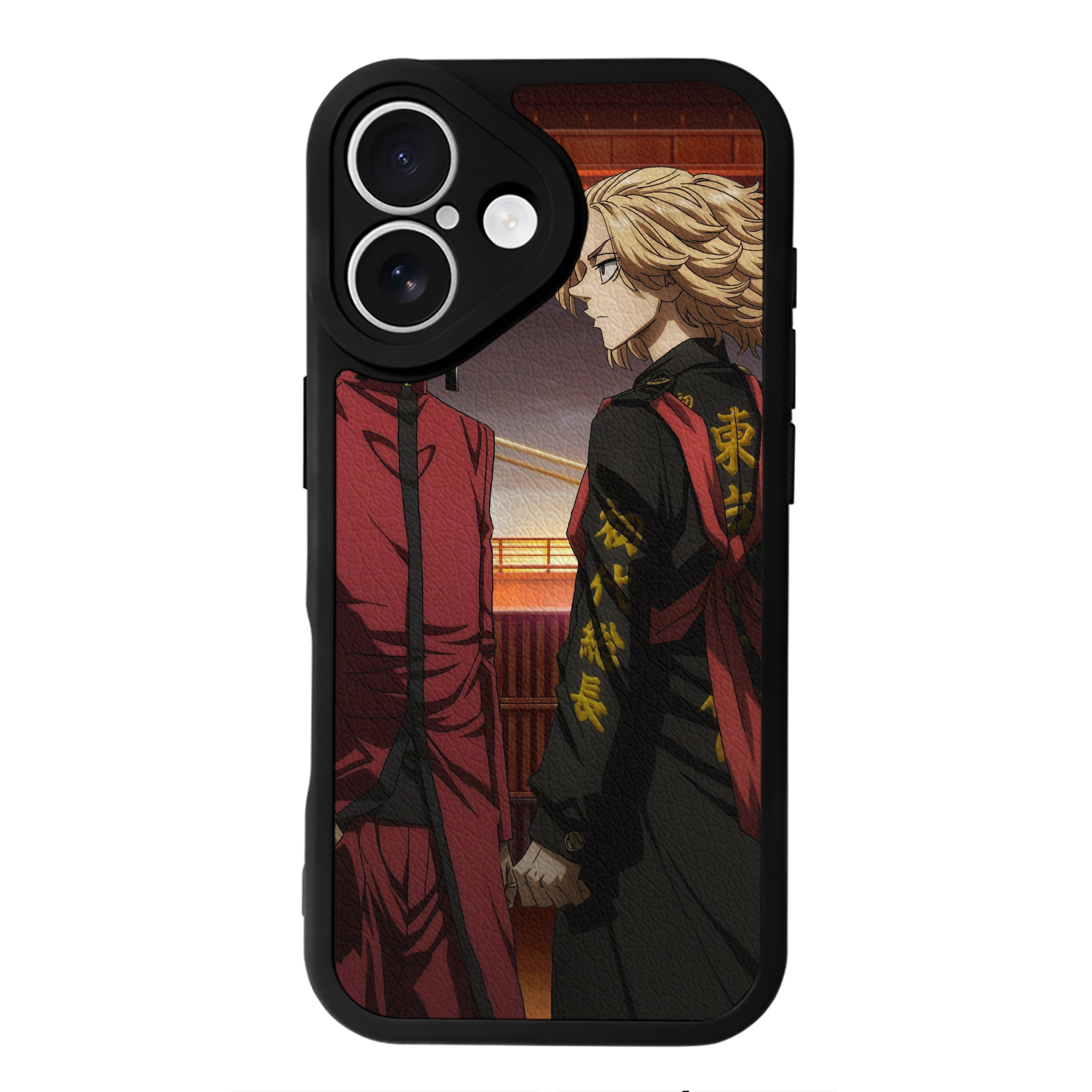 （画像用） 東京リベンジャーズ Tokyo Revengers 【iPhone 16シリーズ対応】シリコンスマホケース（レザー調） 材質：シリコン